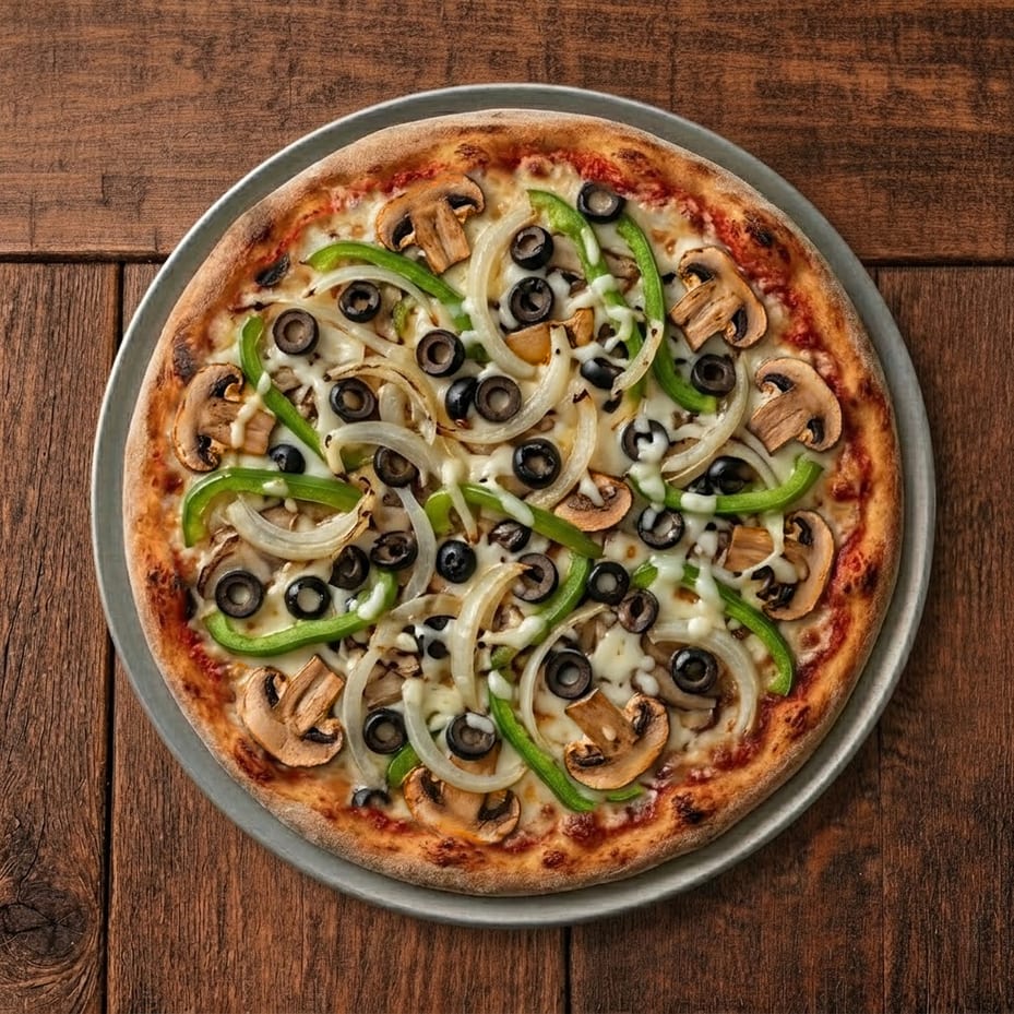 Medium Vegetarian Pizza.